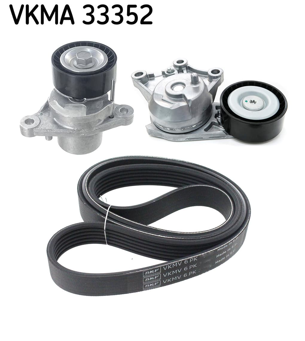 SKF Ozubený klinový remeň - Sada VKMA33352 1