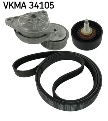 SKF Ozubený klinový remeň - Sada VKMA34105 1