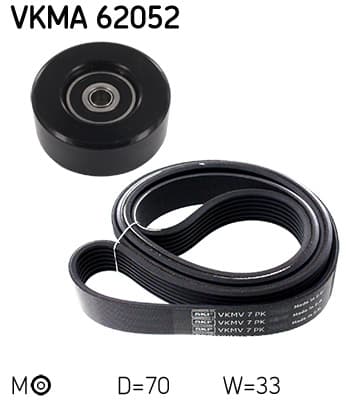 SKF Ozubený klinový remeň - Sada VKMA 62052 1