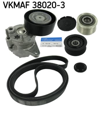 SKF Ozubený klinový remeň - Sada VKMAF380203 1