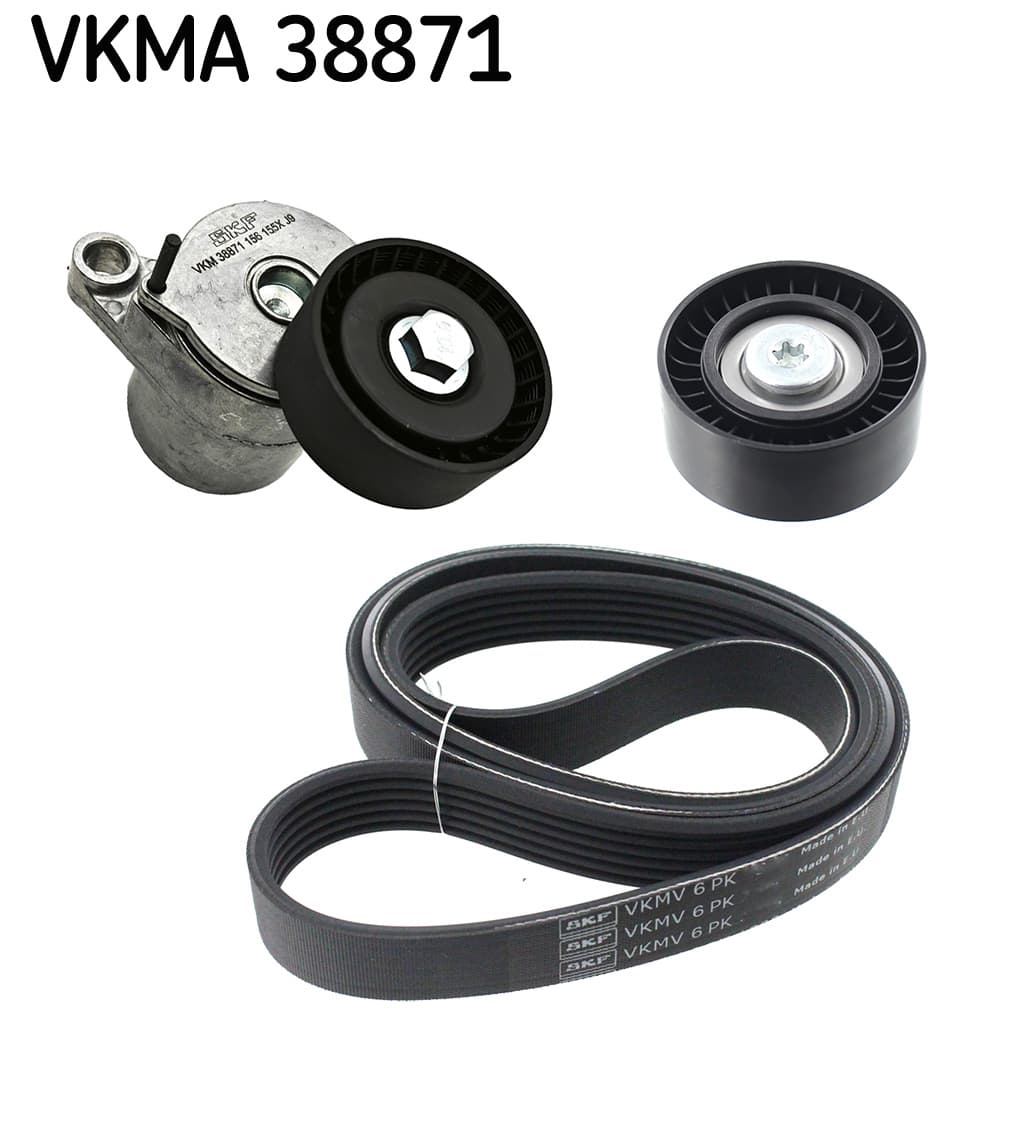SKF Ozubený klinový remeň - Sada VKMA 38871 1