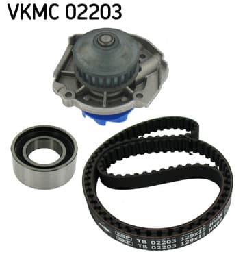 SKF Vodné čerpadlo + sada ozubeného remeňa VKMC02203 1