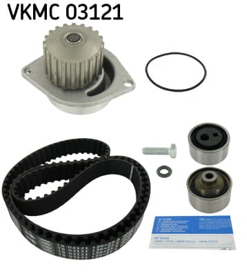 SKF Vodné čerpadlo + sada ozubeného remeňa VKMC03121 1