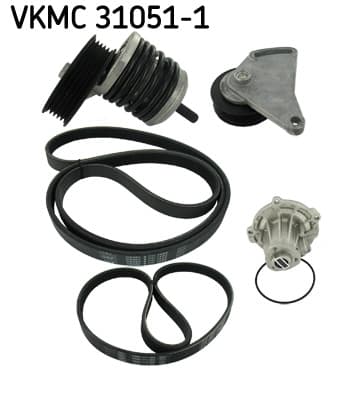 SKF Vodné čerpadlo + sada klinového remeňa VKMC310511 1