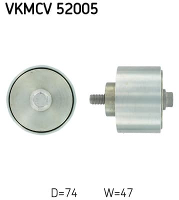 SKF Vratná/vodiaca kladka rebrovaného klinového remeňa VKMCV 52005 1