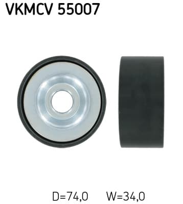 SKF Vratná/vodiaca kladka rebrovaného klinového remeňa VKMCV55007 1