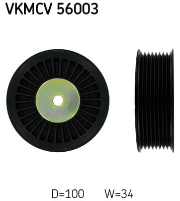 SKF Vratná/vodiaca kladka rebrovaného klinového remeňa VKMCV56003 1