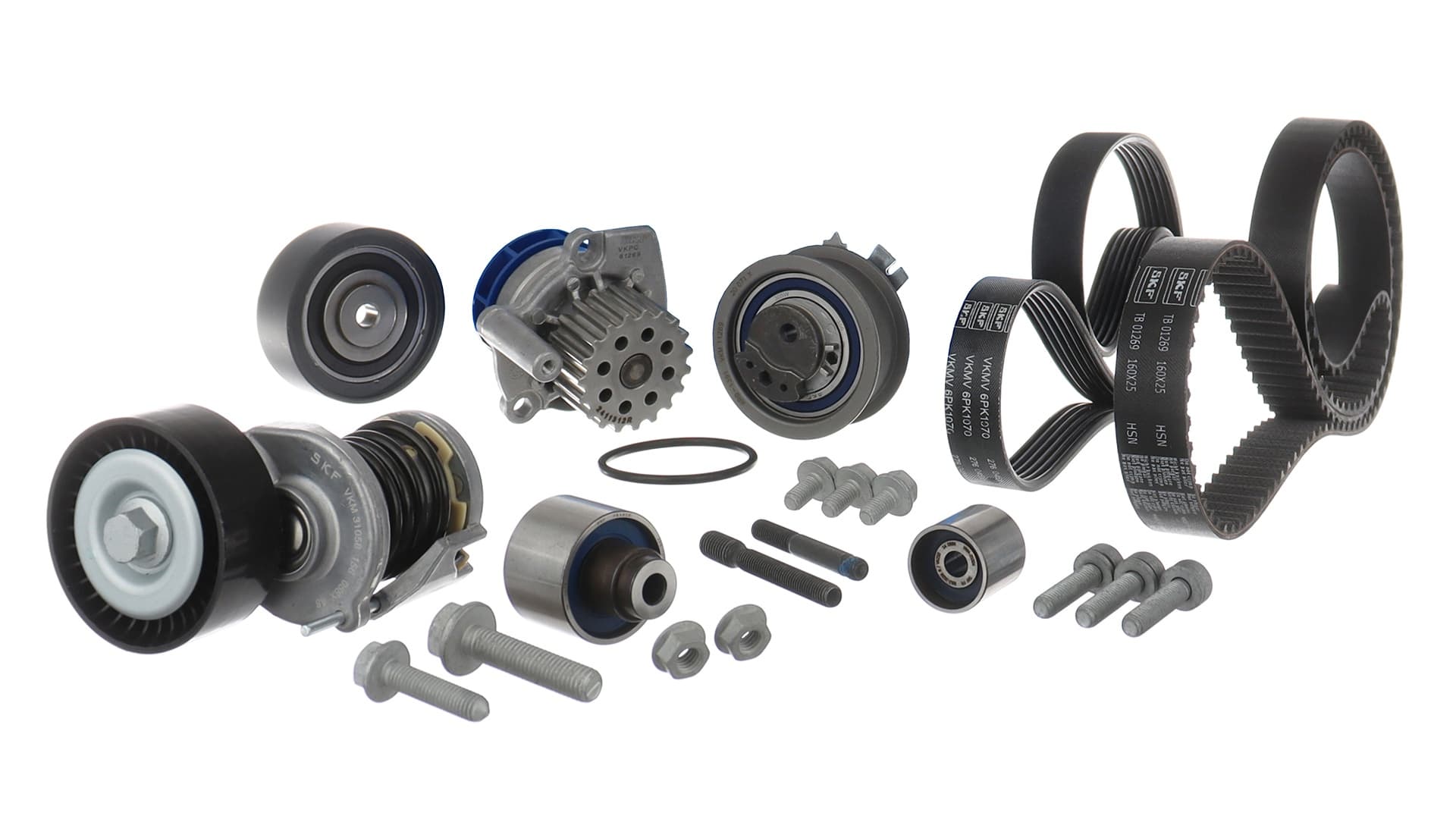 SKF Vodné čerpadlo + sada remeňov/klinových remeňov VKMC 11000 1