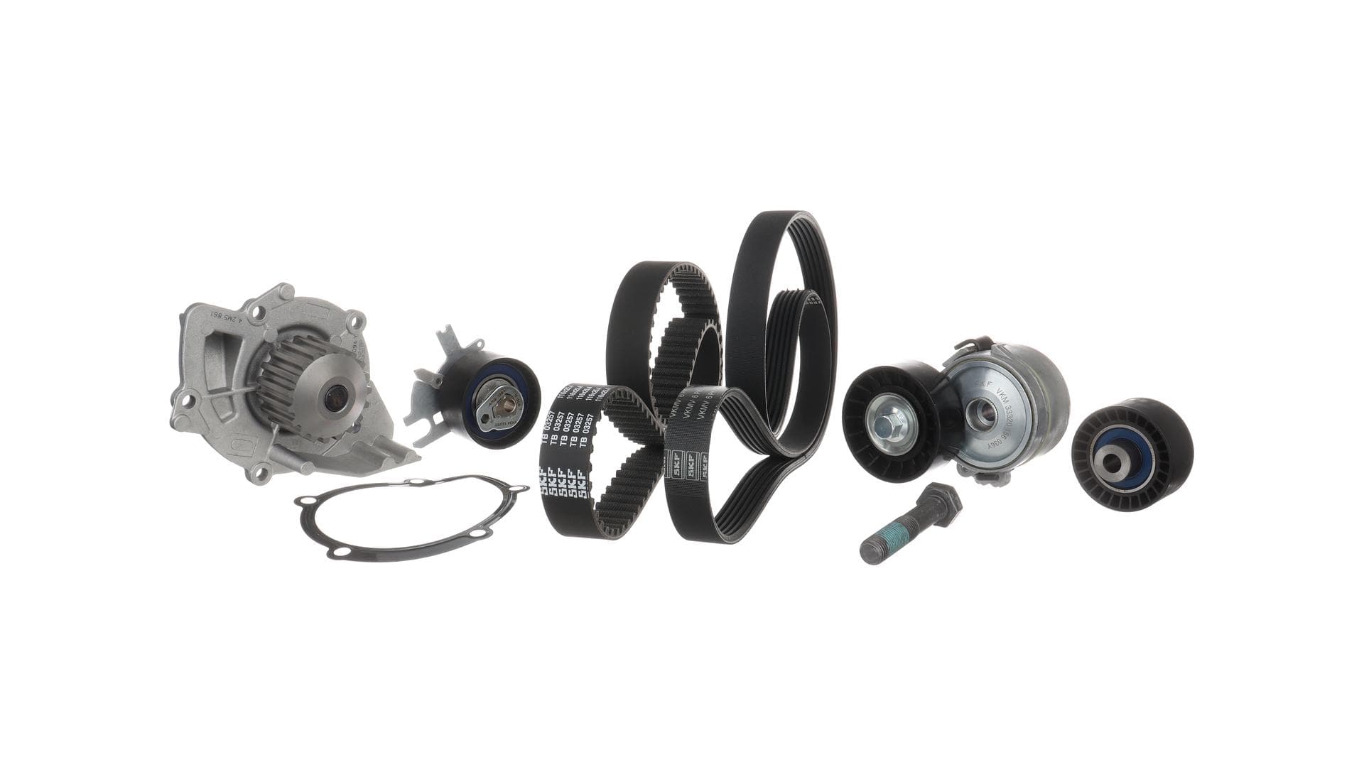SKF Vodné čerpadlo + sada remeňov/klinových remeňov VKMC 13008 1