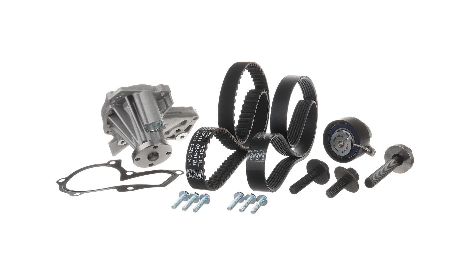 SKF Vodné čerpadlo + sada remeňov/klinových remeňov VKMC 14000 1