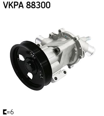SKF Vodné čerpadlo, chladenie motora VKPA88300 1