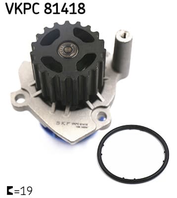 SKF Vodné čerpadlo, chladenie motora VKPC81418 1