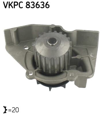 SKF Vodné čerpadlo, chladenie motora VKPC83636 1