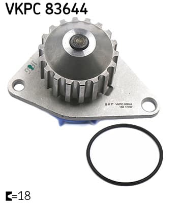 SKF Vodné čerpadlo, chladenie motora VKPC83644 1