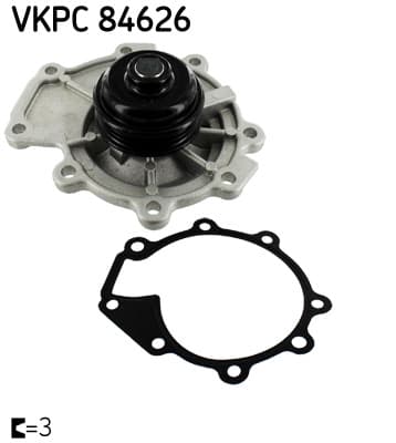 SKF Vodné čerpadlo, chladenie motora VKPC 84626 1