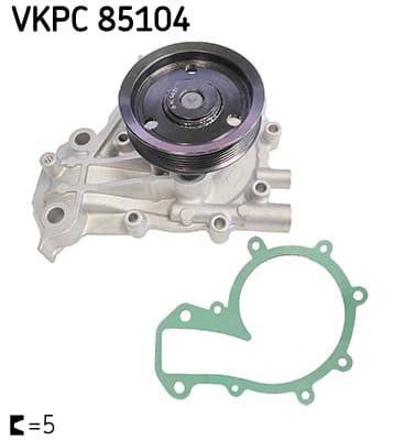 SKF Vodné čerpadlo, chladenie motora VKPC 85104 1