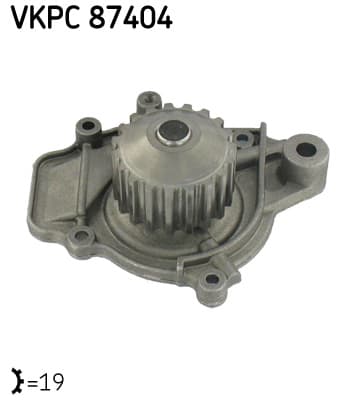 SKF Vodné čerpadlo, chladenie motora VKPC87404 1