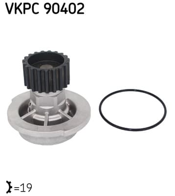 SKF Vodné čerpadlo, chladenie motora VKPC90402 1