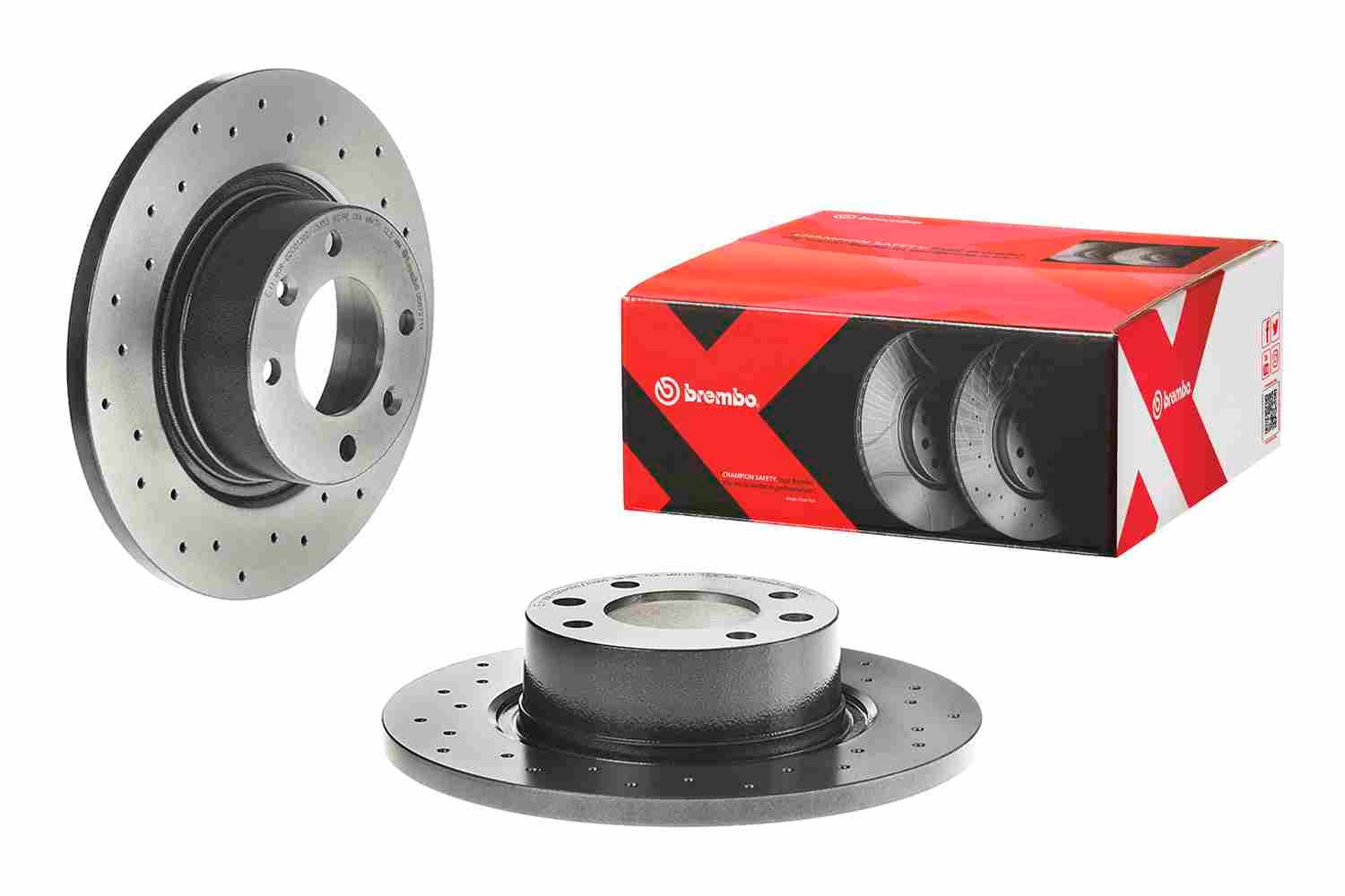 BREMBO Brzdový kotúč 0887271X 1