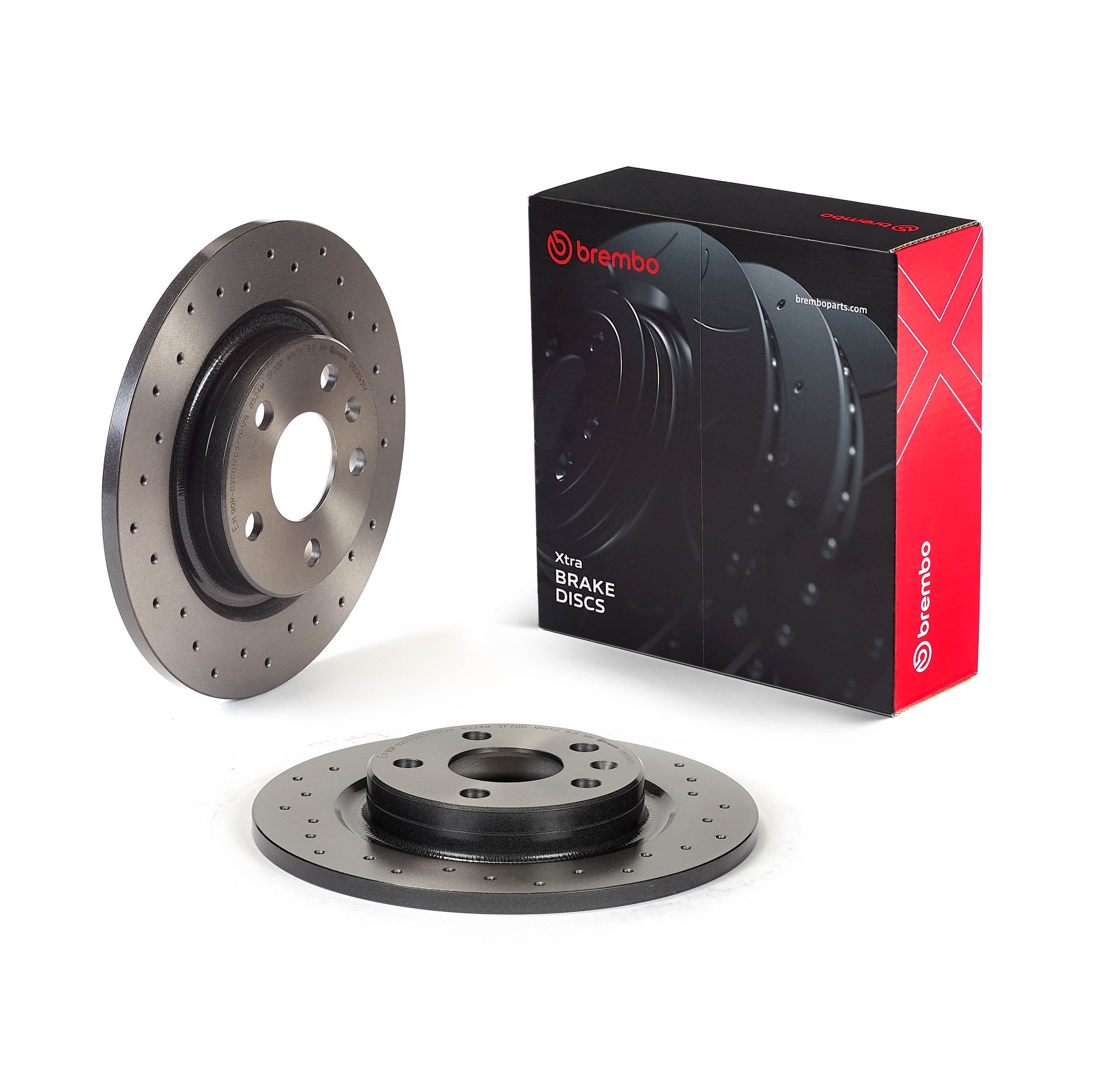 BREMBO Brzdový kotúč 08.D893.1X 1