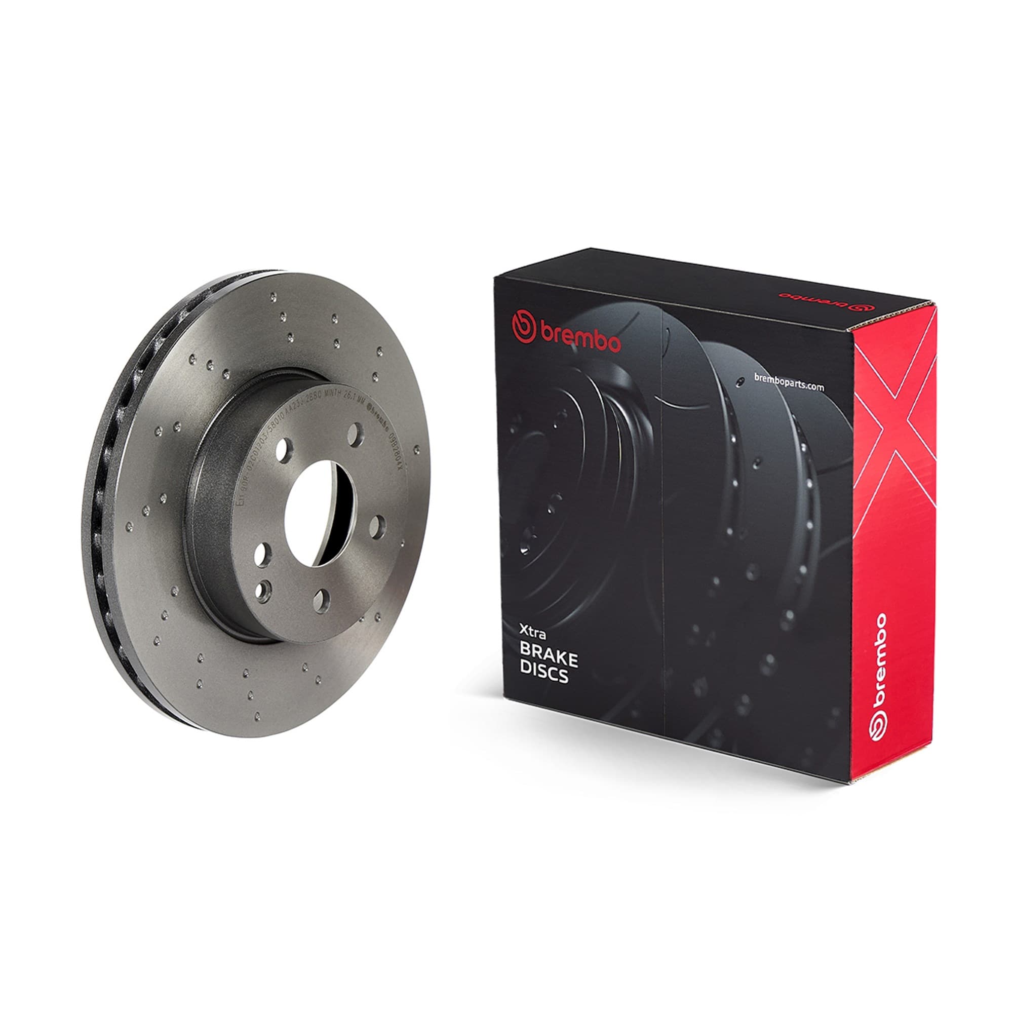 BREMBO Brzdový kotúč 09.B280.4X 1