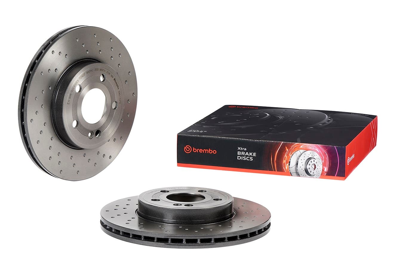 BREMBO Brzdový kotúč 09.D772.1X 1