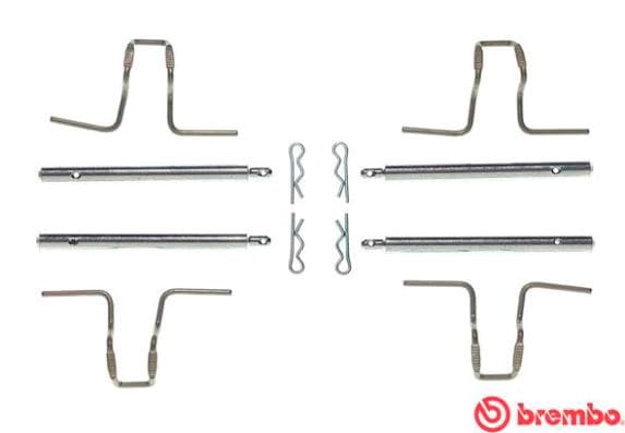 BREMBO Sada prísluženstva obloženia kotúčovej brzdy A02278 1