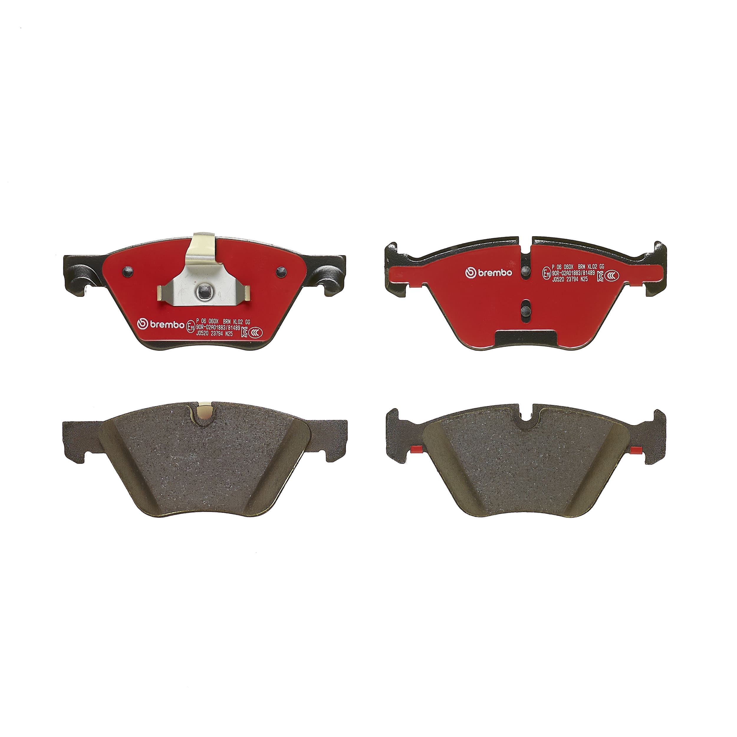 BREMBO Sada brzdových platničiek kotúčovej brzdy P 06 060X 1