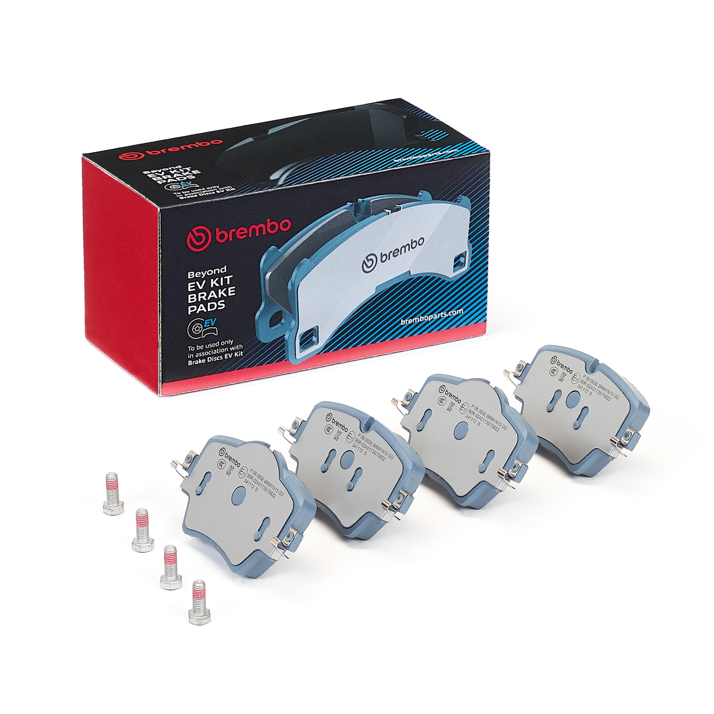 BREMBO Sada brzdových platničiek kotúčovej brzdy P 06 093E 1