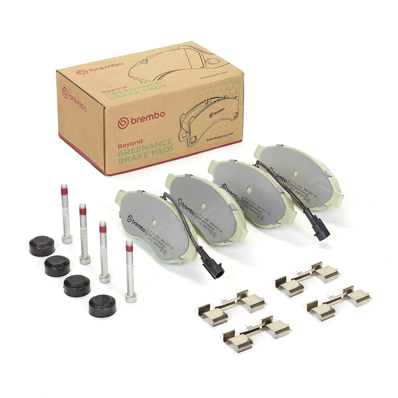 BREMBO Sada brzdových platničiek kotúčovej brzdy P 23 144G 1