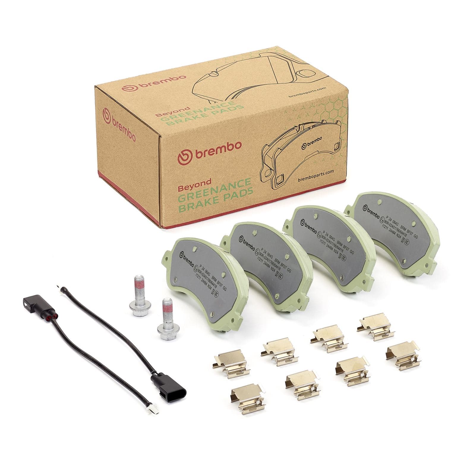 BREMBO Sada brzdových platničiek kotúčovej brzdy P 24 064G 1