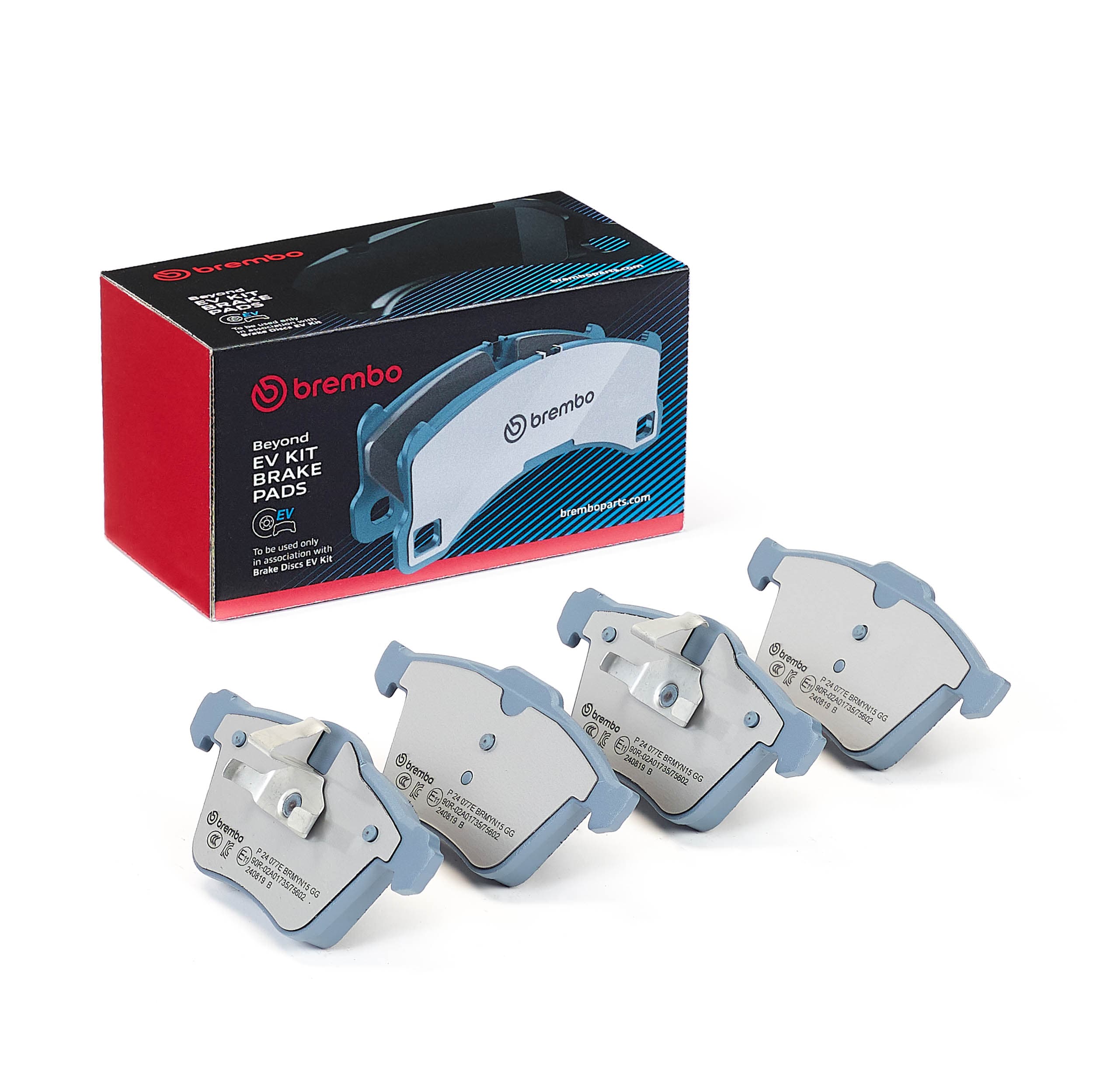 BREMBO Sada brzdových platničiek kotúčovej brzdy P 24 077E 1