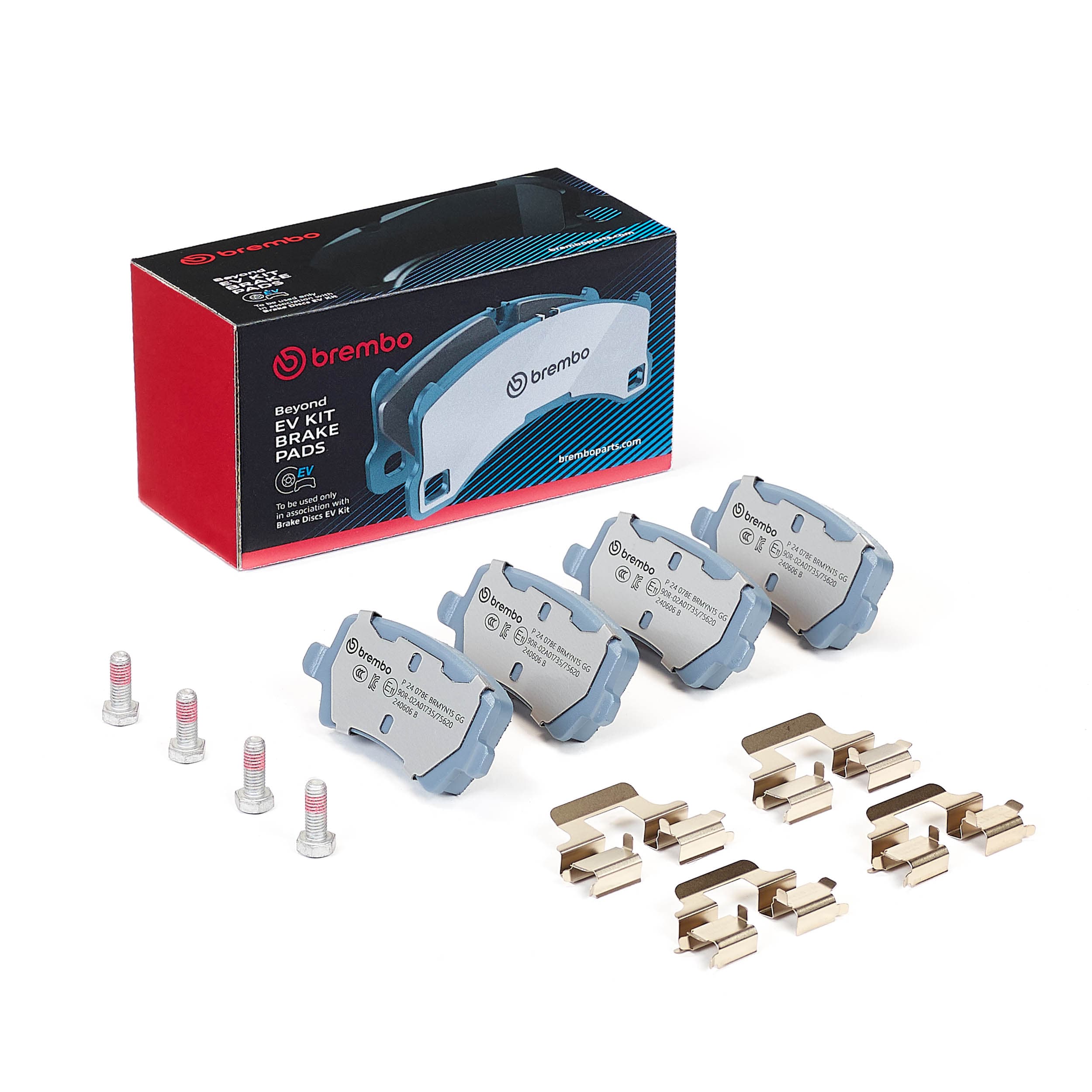 BREMBO Sada brzdových platničiek kotúčovej brzdy P 24 078E 1