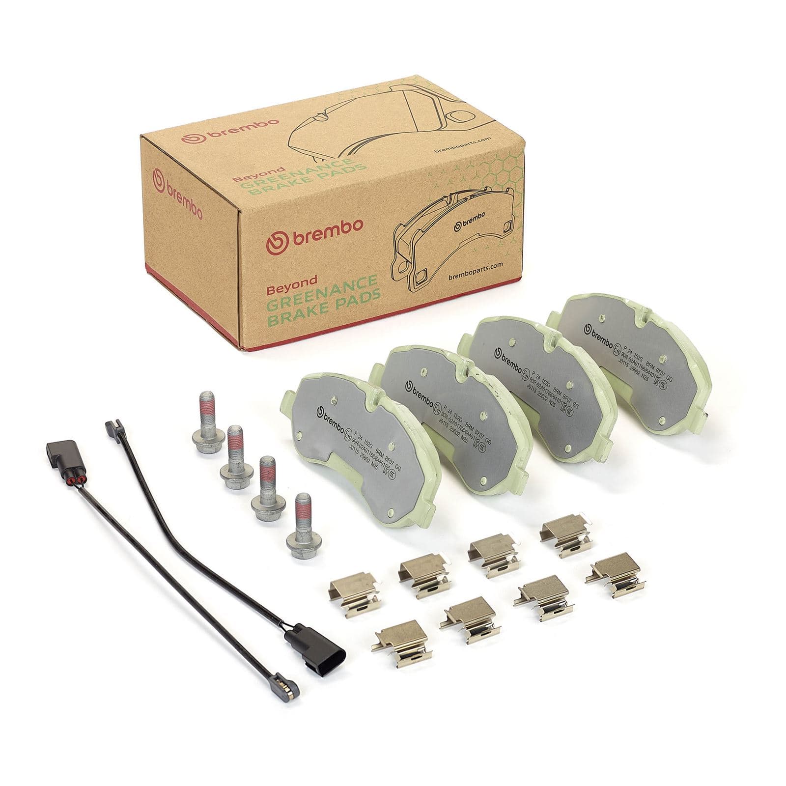 BREMBO Sada brzdových platničiek kotúčovej brzdy P 24 152G 1