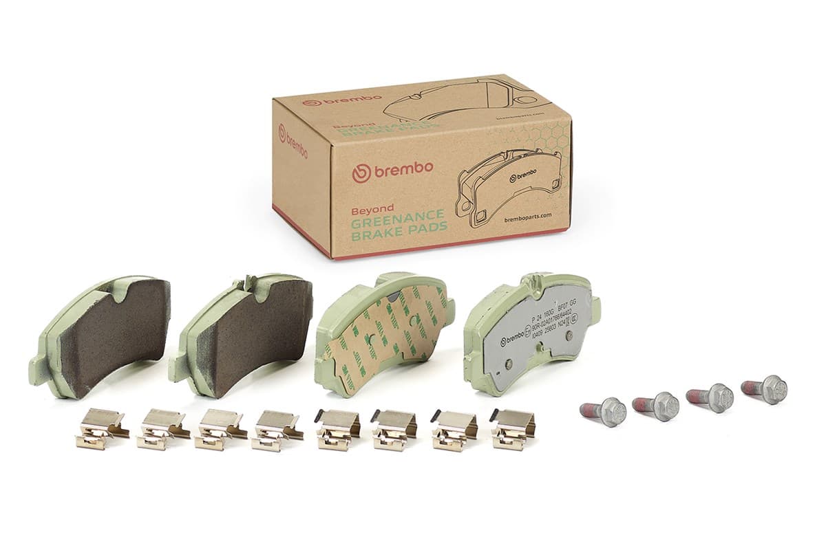 BREMBO Sada brzdových platničiek kotúčovej brzdy P 24 160G 1