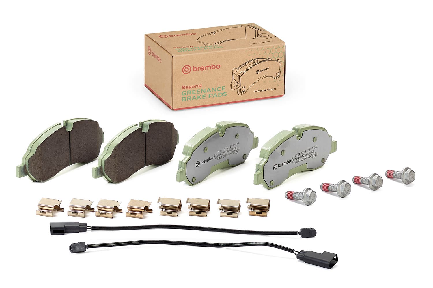 BREMBO Sada brzdových platničiek kotúčovej brzdy P 24 171G 1
