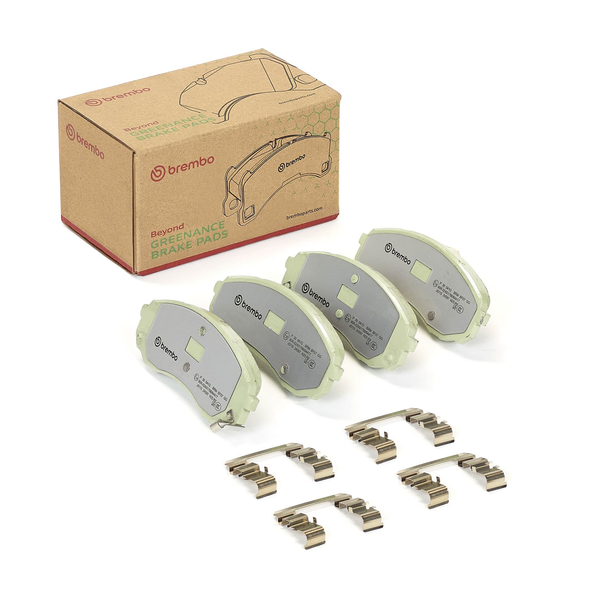 BREMBO Sada brzdových platničiek kotúčovej brzdy P 30 041G 1