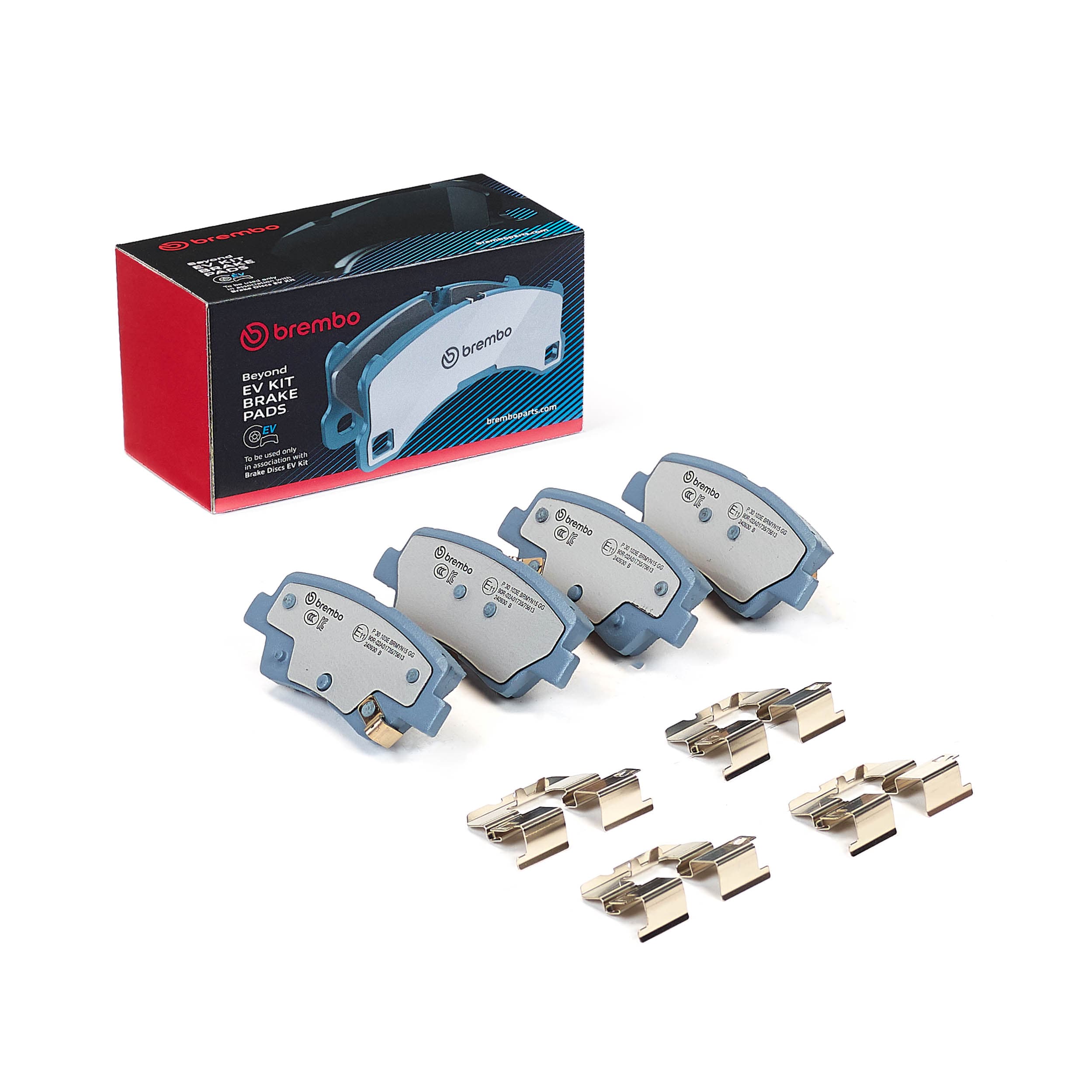 BREMBO Sada brzdových platničiek kotúčovej brzdy P 30 103E 1