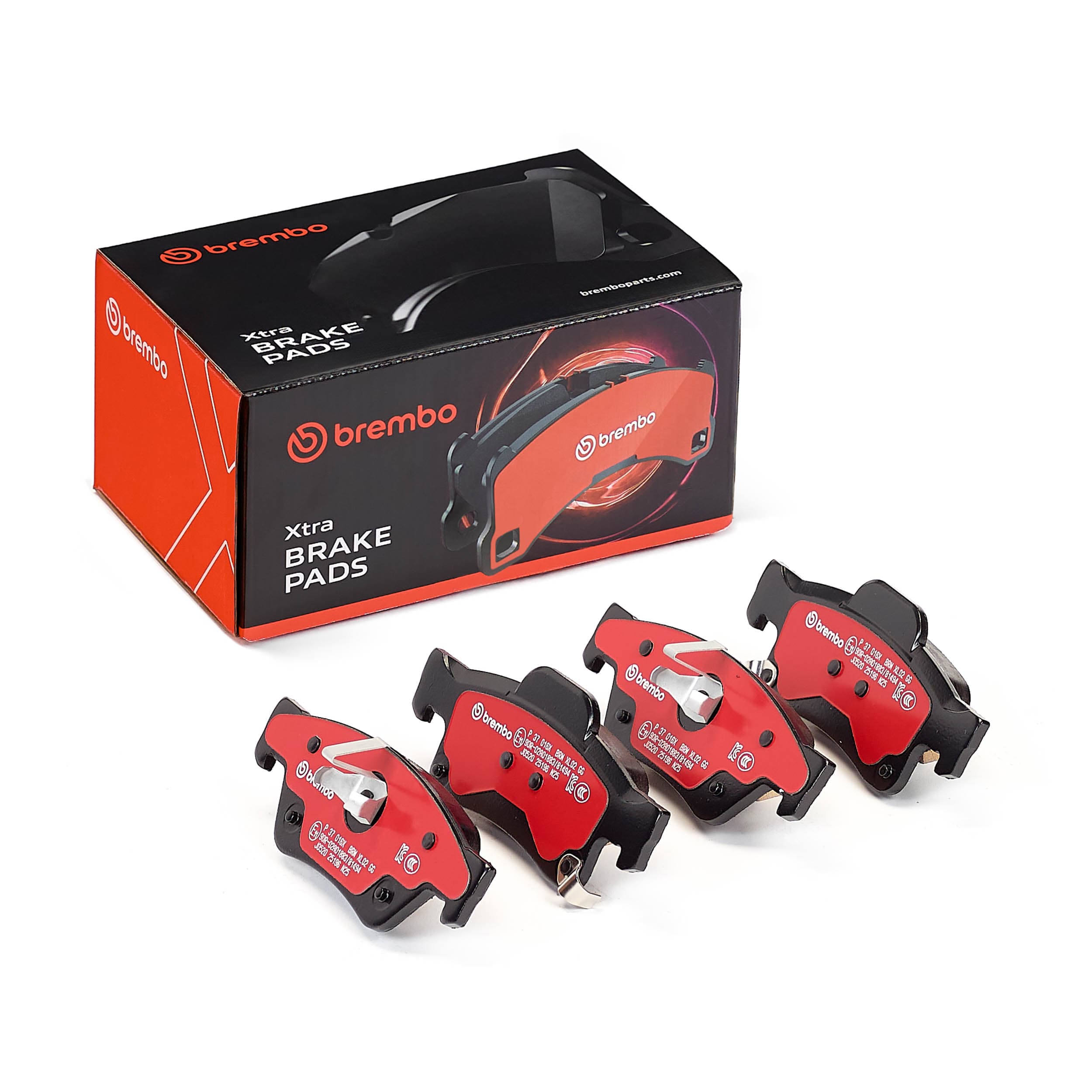 BREMBO Sada brzdových platničiek kotúčovej brzdy P 37 016X 1