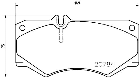 BREMBO Sada brzdových platničiek kotúčovej brzdy P50003 1