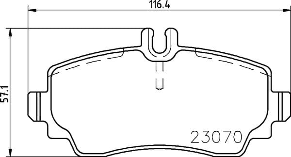 BREMBO Sada brzdových platničiek kotúčovej brzdy P50047 1