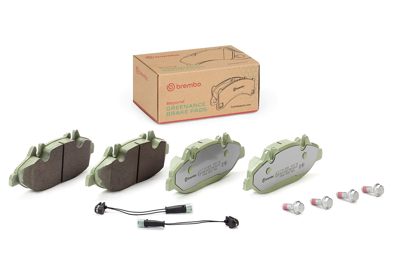 BREMBO Sada brzdových platničiek kotúčovej brzdy P 50 050G 1