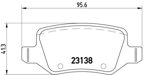 BREMBO Sada brzdových platničiek kotúčovej brzdy P50058 1