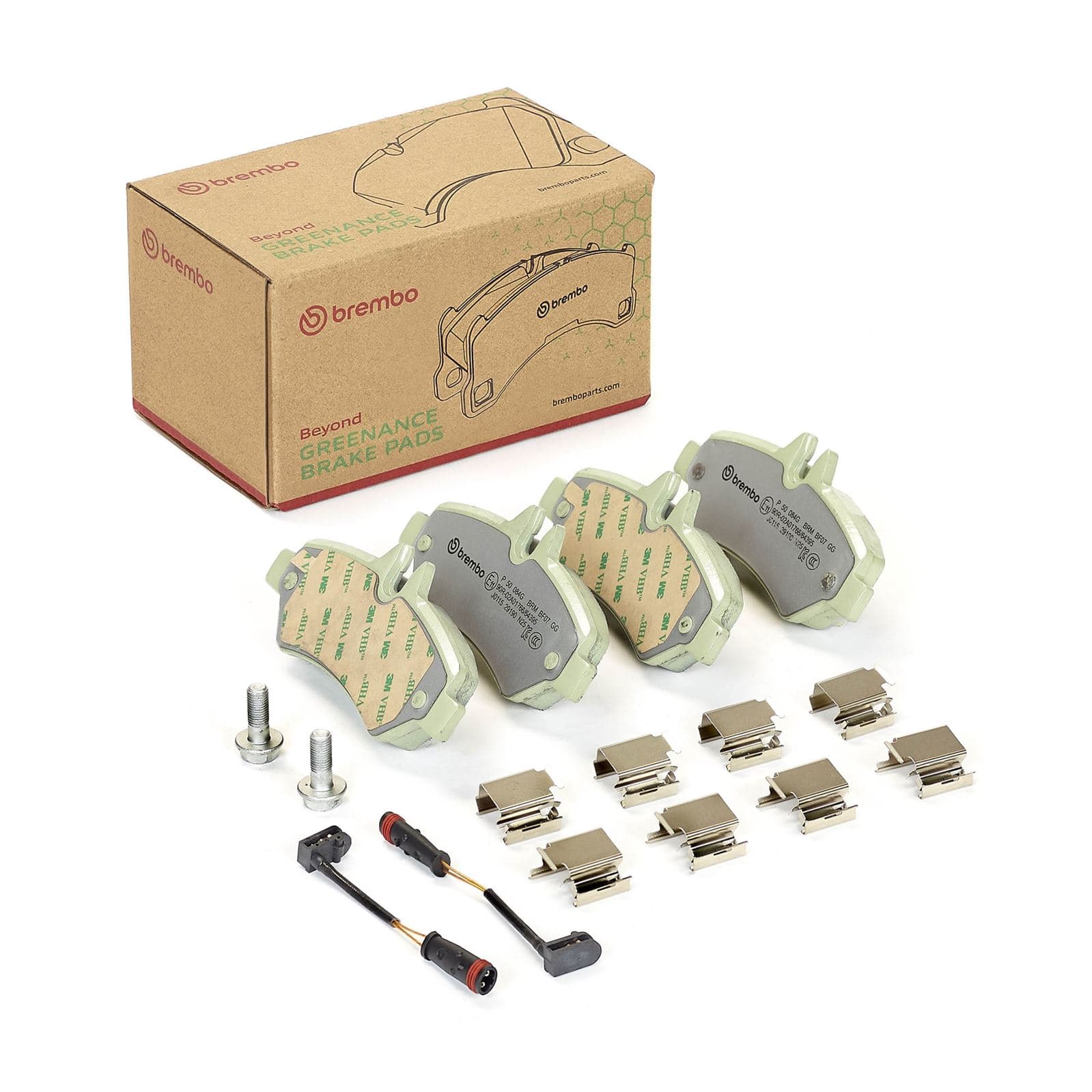 BREMBO Sada brzdových platničiek kotúčovej brzdy P 50 084G 1