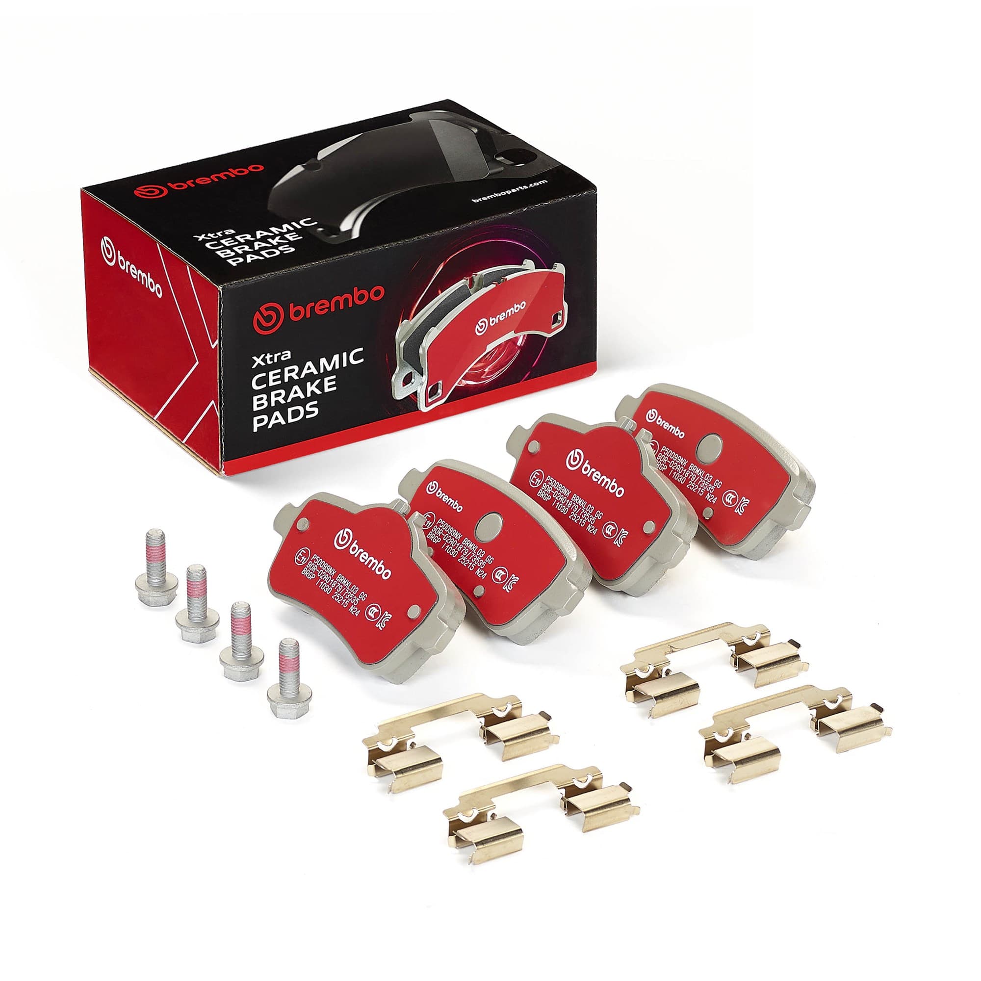 BREMBO Sada brzdových platničiek kotúčovej brzdy P50099NX 1