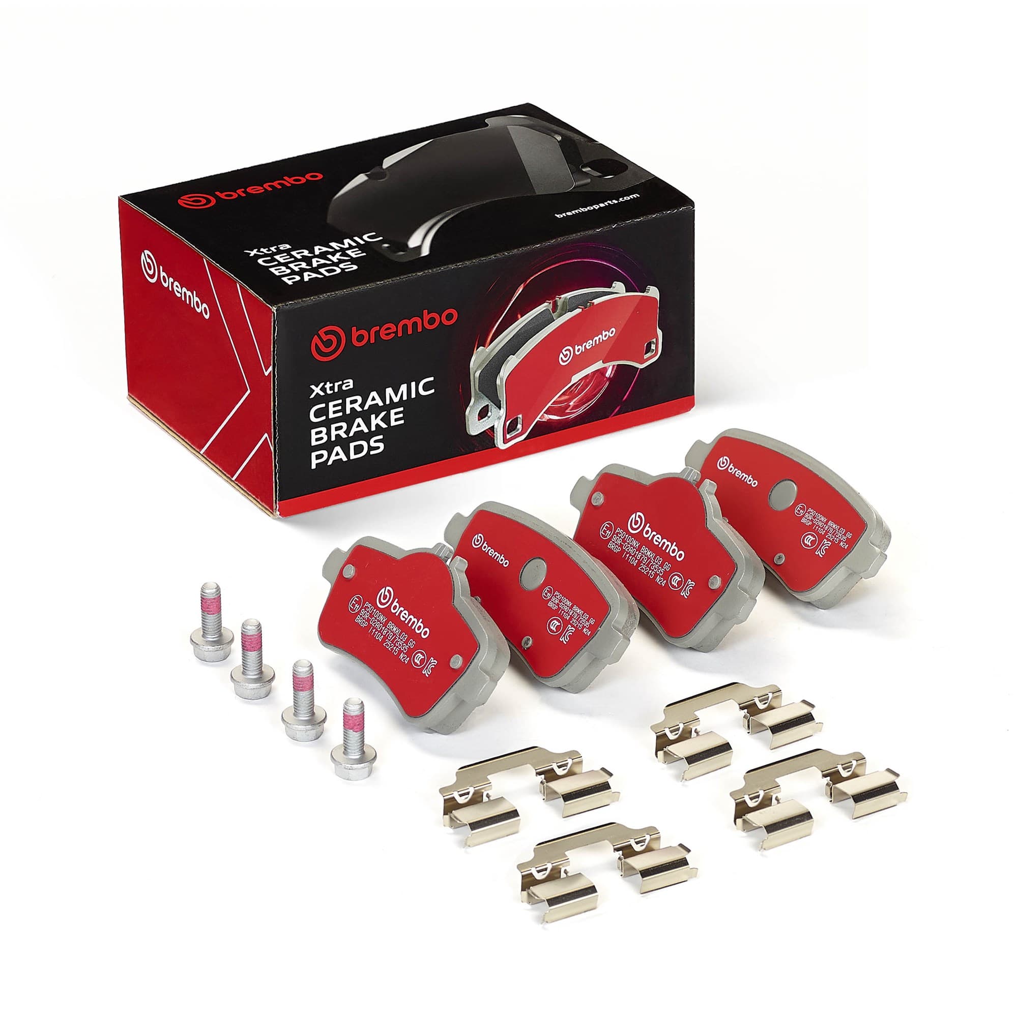 BREMBO Sada brzdových platničiek kotúčovej brzdy P50100NX 1