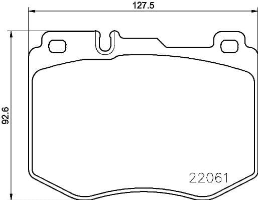BREMBO Sada brzdových platničiek kotúčovej brzdy P50120 1
