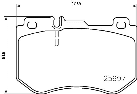 BREMBO Sada brzdových platničiek kotúčovej brzdy P50123 1