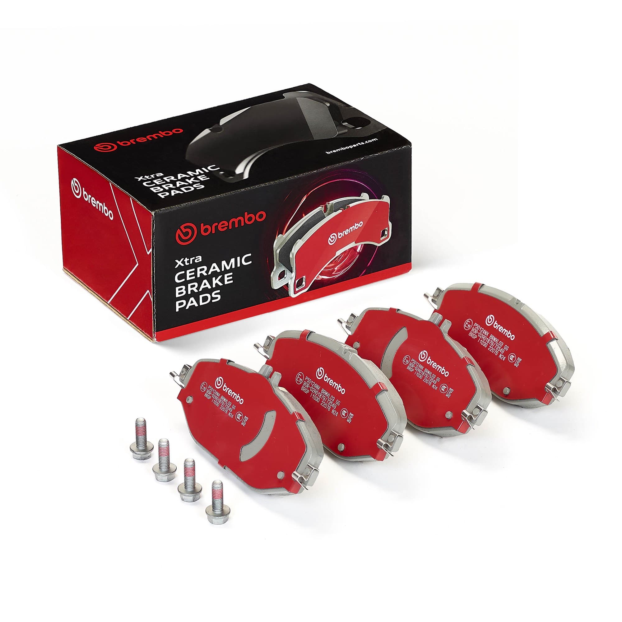 BREMBO Sada brzdových platničiek kotúčovej brzdy P50124NX 1