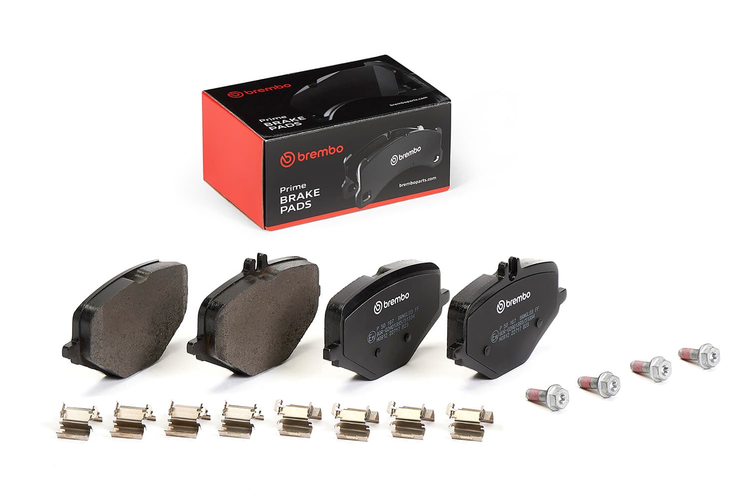 BREMBO Sada brzdových platničiek kotúčovej brzdy P 50 167 1